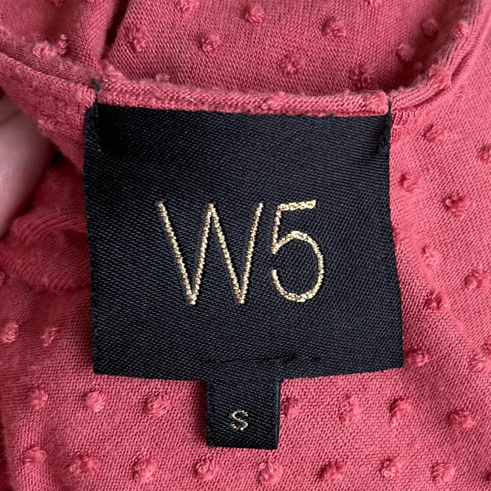 •W5 Anthropologie• Swiss Dot Peplum Pullover Top - Size Small - Picture 2 of 6